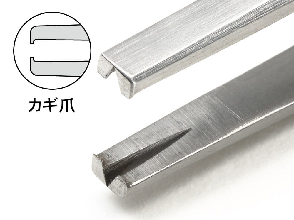 Zdjęcie dodatkowe produktu Pęseta z pazurkami HG Tweezers (Grip Type Tip) Tamiya 74155