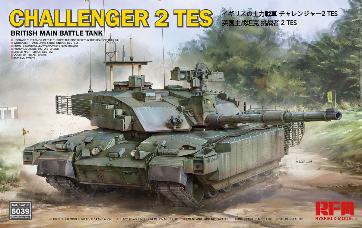 Zdjęcie główne produktu Challenger 2 TES (British Main Tank) 1:35 Rye Field Model 5039