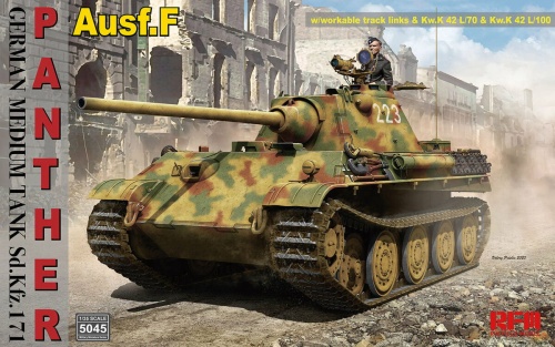 Panzerkampfwagen V Panther (Sd.Kfz.171) Ausf.F 1:35 Rye Field Model 5045