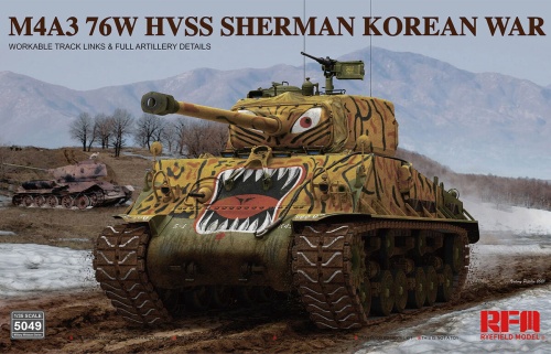 M4A3 76W HVSS Sherman Korean War 1:35 Rye Field Model 5049