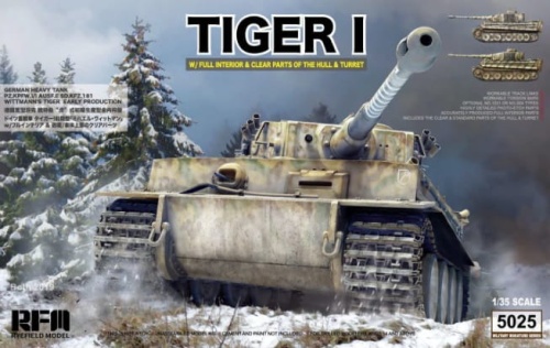 Tiger I Sd.Kfz.181 (Early production) 1:35 Rye Field Model 5025