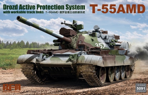 T-55AMD Drozd Active Protection System 1:35 Rye Field Model 5091