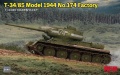 Zdjęcie główne produktu T-34/85 Model 1944 No.174 Factory 1:35 Rye Field Model 5040