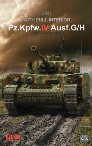 Pz.Kpfw.IV Ausf.G/H (Full Interior) 1:35 Rye Field Model 5055