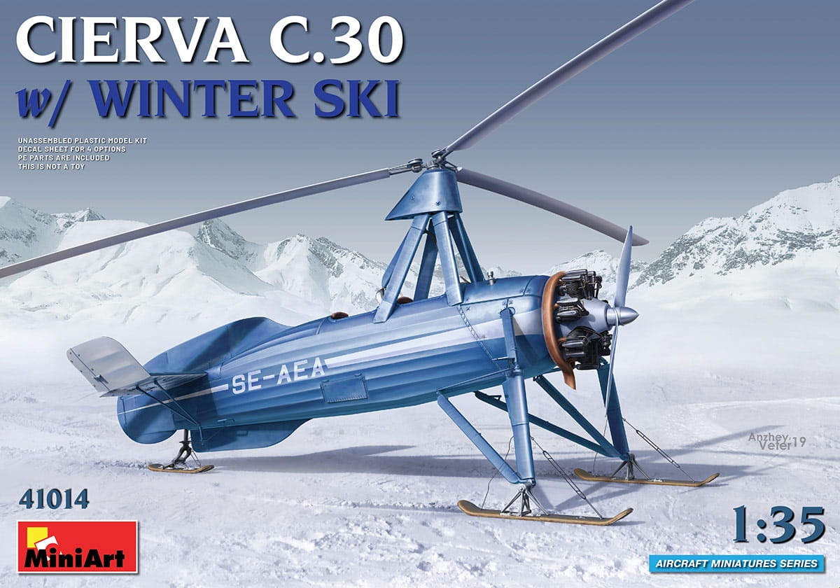 Zdjęcie główne produktu Cierva C.30 with Winter Ski 1:35 MiniArt 41014