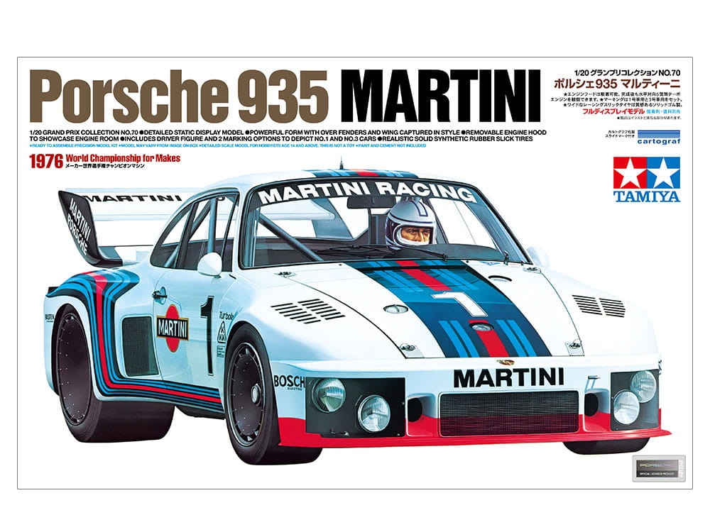Zdjęcie główne produktu Porsche 935 Martini 1:20 Tamiya 20070