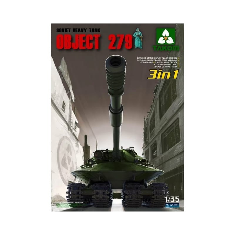 Zdjęcie główne produktu Soviet Object 279 (3 in 1) 1:35 Takom 2001