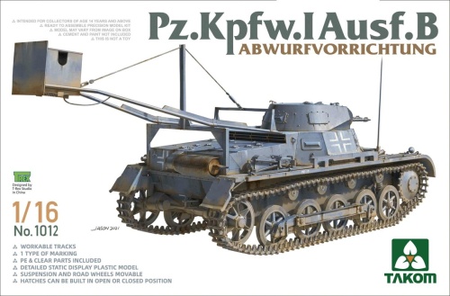 Pz.Kpfw. I Ausf.B Abwurfvorrichtung 1:16 Takom 1012