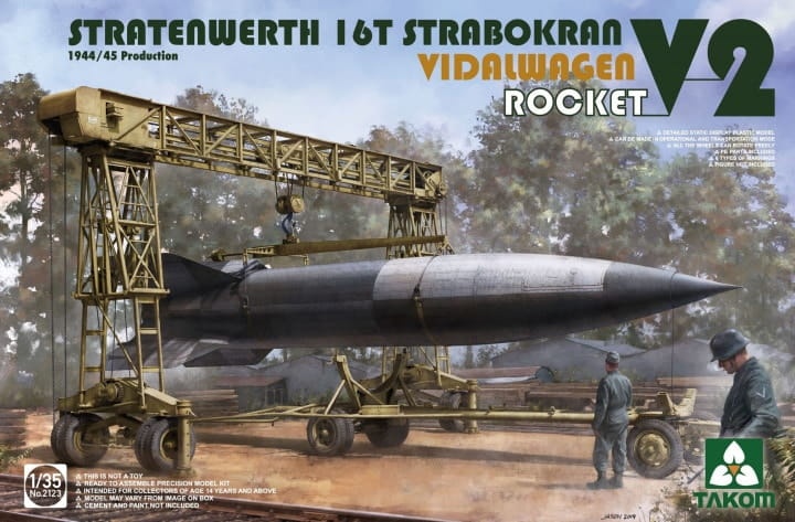 Zdjęcie główne produktu 16T Strabokran Vidalwagen V2 Rocket 1:35 Takom 2123