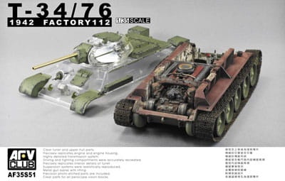T-34/76 model.1942 (Factory 112) 1:35 AFV Club 35S51
