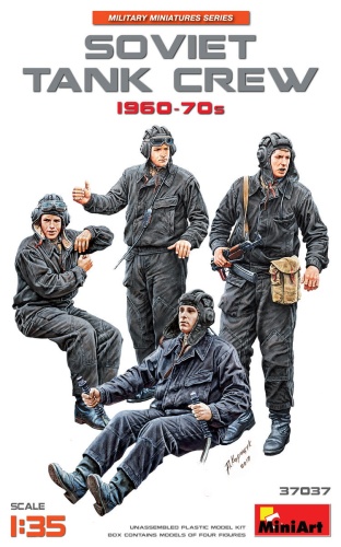 Soviet Tank Crew 1960-70s 1:35 MiniArt 37037