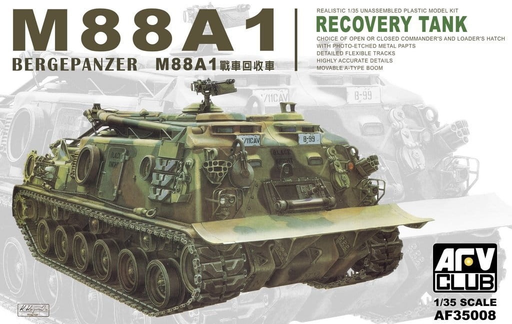 Zdjęcie główne produktu M88 A1 Recovery Tank 1:35 AFV Club 35008