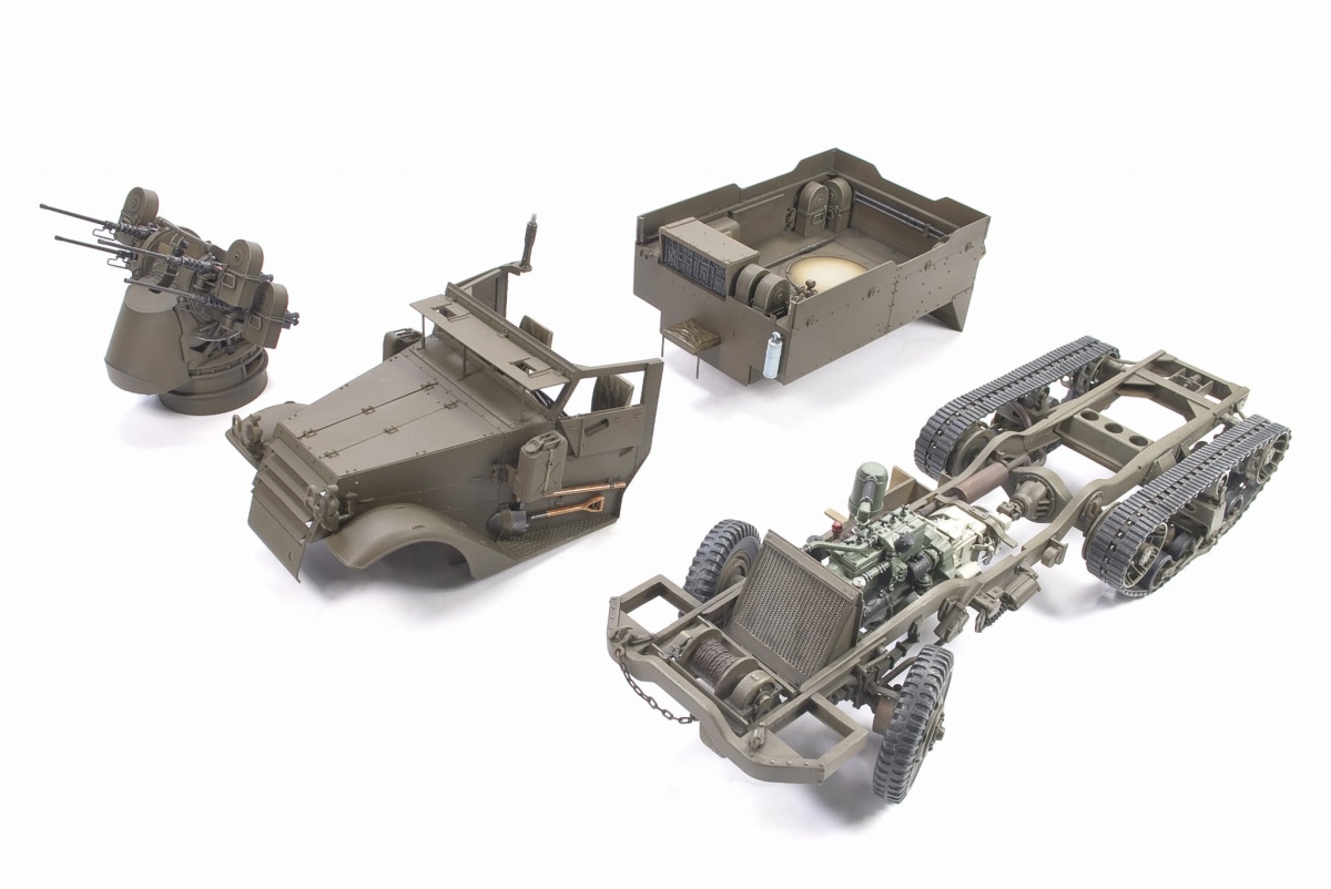 Zdjęcie dodatkowe produktu M16 MGMC Meat Chopper Self-propelled anti aircraft gun 1:35 AFV Club 35203