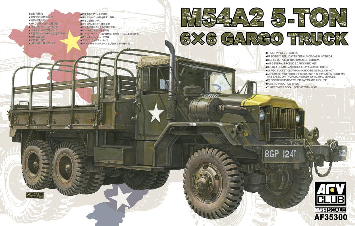 Zdjęcie główne produktu M54A2 5-ton 6x6 Cargo Truck 1:35 AFV Club 35300