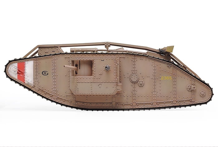 Zdjęcie dodatkowe produktu WWI British Tank Mk.IV Male (z silnikiem) 1:35 Tamiya 30057