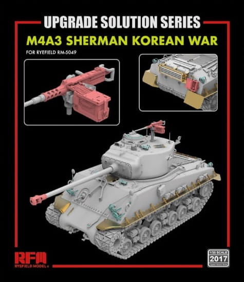 Zdjęcie główne produktu Upgrade Solution Series for M4A3 Sherman Korean War 1:35 Rye Field Model 2017