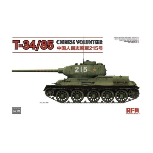 T-34/85 Chinese Volunteer 1:35 Rye Field Model 5059