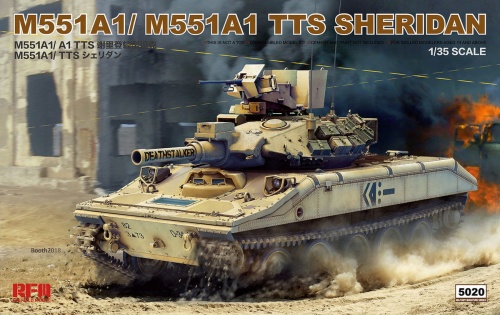 M551A1/M551A1 TTS Sheridan 1:35 Rye Field Model 5020