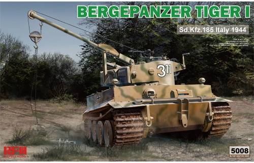 Bergepanzer Tiger I Sd.Kfz.185 Italy 1944 1:35 Rye Field Model 5008