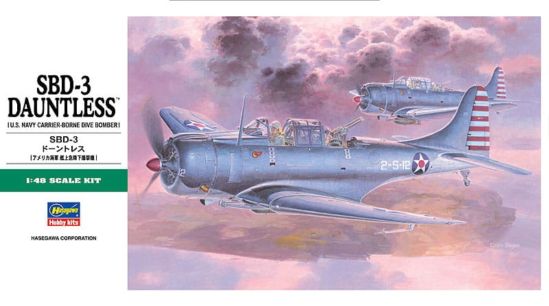 Zdjęcie główne produktu SBD-3 Dauntless 1:48 Hasegawa JT19