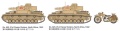Zdjęcie dodatkowe produktu Panzerkampfwagen IV Ausf.F and Motorcycle Set North Africa 1:35 Tamiya 25208