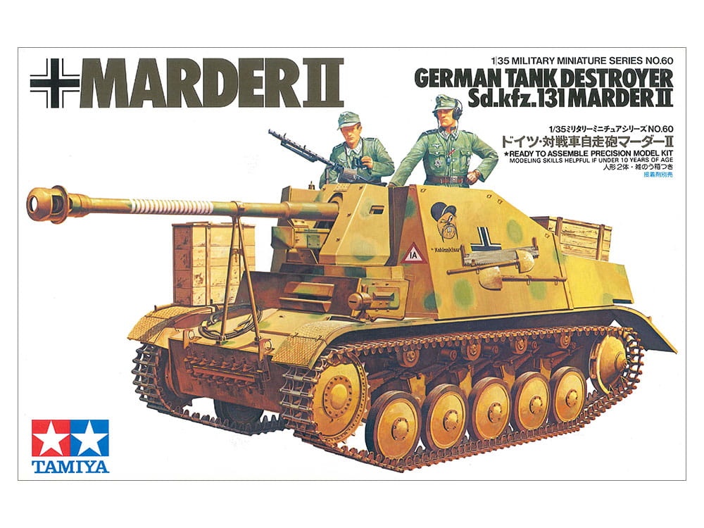 Zdjęcie dodatkowe produktu Marder II German Tank Destroyer 1:35 Tamiya 35060