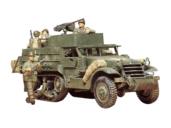 Zdjęcie główne produktu US Armored Personnel Carrier M3A2 Half-Track 1:35 Tamiya 35070