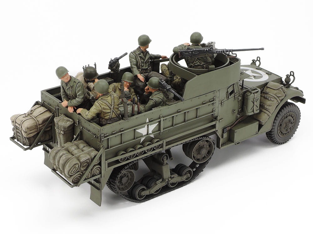 Zdjęcie dodatkowe produktu US Armored Personnel Carrier M3A2 Half-Track 1:35 Tamiya 35070