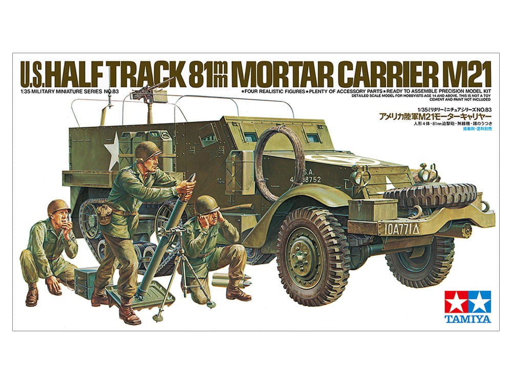 Zdjęcie dodatkowe produktu U.S. M21 Mortar Carrier 1:35 Tamiya 35083