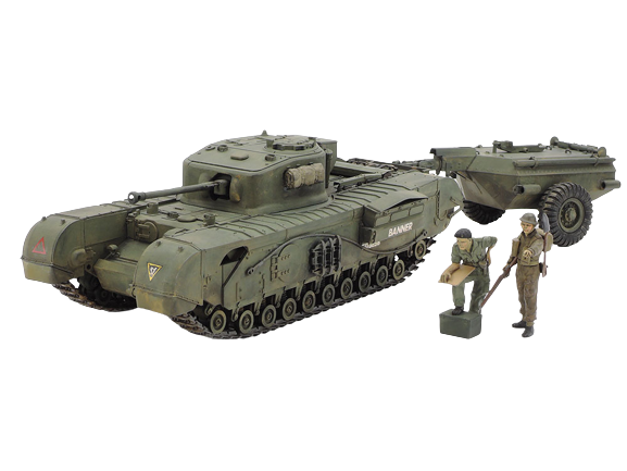 Zdjęcie główne produktu British Churchill Crocodile 1:35 Tamiya 35100