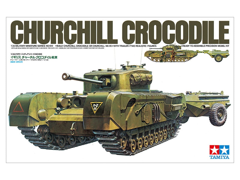 Zdjęcie dodatkowe produktu British Churchill Crocodile 1:35 Tamiya 35100