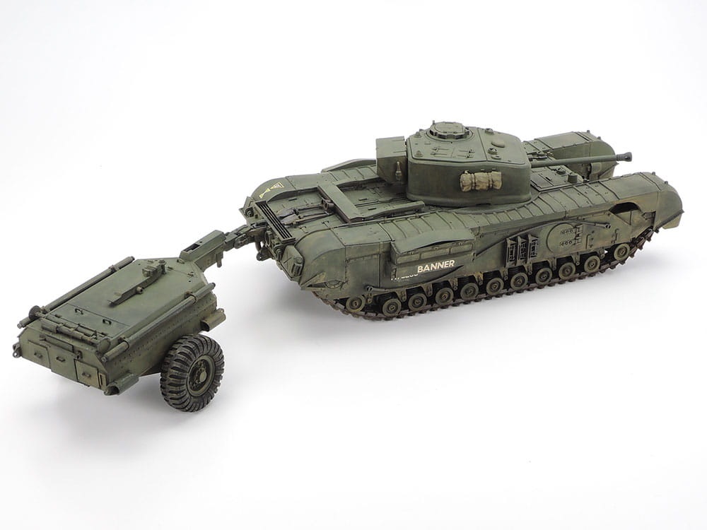 Zdjęcie dodatkowe produktu British Churchill Crocodile 1:35 Tamiya 35100