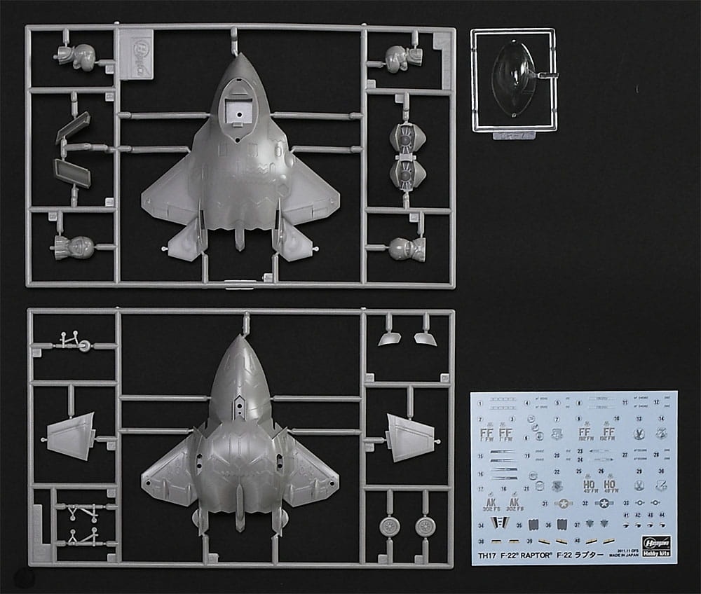 Zdjęcie dodatkowe produktu F-22 Raptor EGG PLANE Hasegawa TH17
