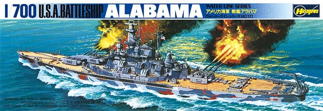 Zdjęcie główne produktu US Battleship Alabama 1:700 Hasegawa WL608