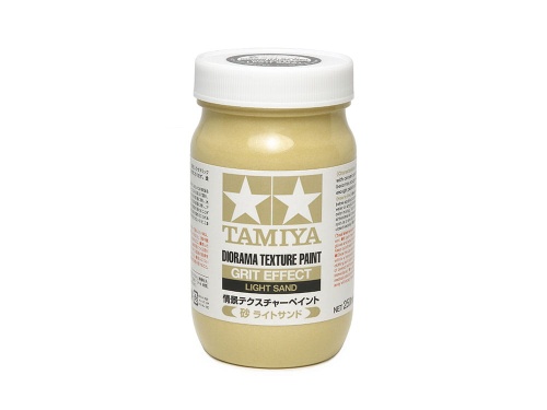Diorama Texture Paint (Grit Effect, Light Sand) 250ml Tamiya 87122