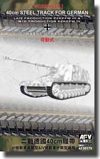 German 40cm Track for PzKpfw III (Late) and PzKpfw IV (Mid) 1:35 AFV Club 35179