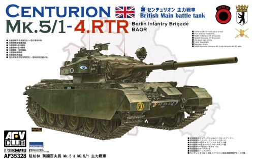 Centurion Mk.5/1-4.RTR Berlin Infantry Brigade BAOR 1:35 AFV Club 35328
