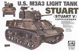 Zdjęcie główne produktu M3A3 Stuart Light Tank 1:35 AFV Club 35053