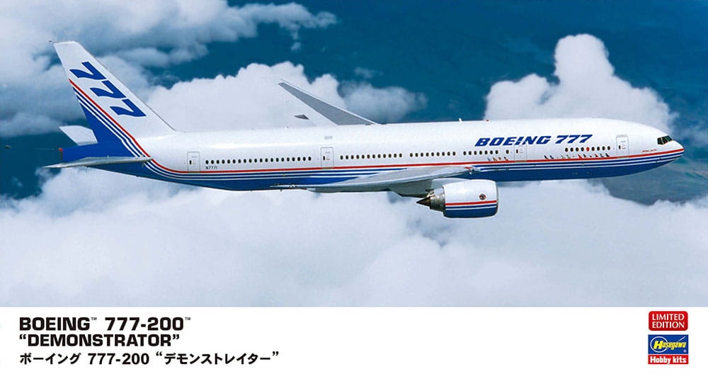 Zdjęcie główne produktu Boeing 777-200 Demonstrator 1:200 Hasegawa 10857
