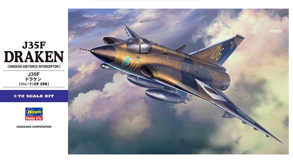 Zdjęcie główne produktu J35F Draken 1:72 Hasegawa E48