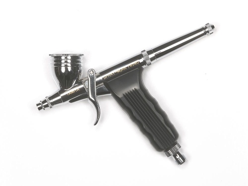 Aerograf Spray-Work HG Trigger-Type Airbrush (w/Integrated Cup) Tamiya 74540