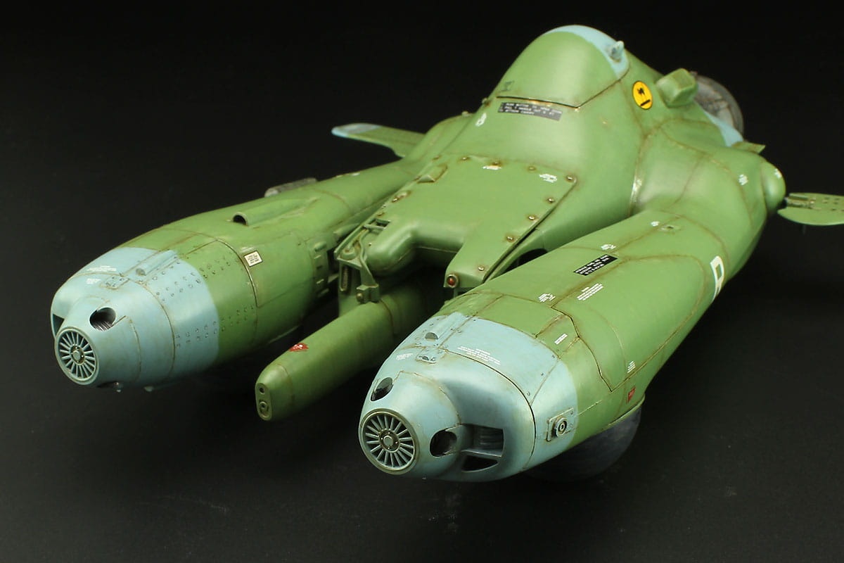 Zdjęcie dodatkowe produktu FALKE Model I Otsu Antigravity Armored Raider Pkf.85 (Maschinen Krieger) 1:20 Hasegawa 64115