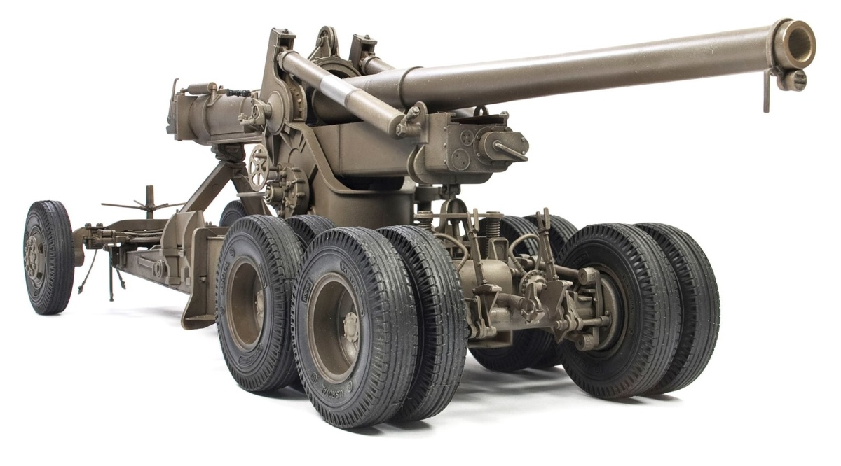 Zdjęcie dodatkowe produktu M1A1 155mm Cannon Long Tom WW2 Version 1:35 AFV Club 35295