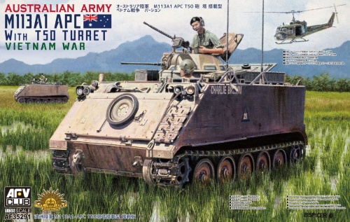 M113A1 APC with T50 Turret Vietnam War 1:35 AFV Club 35291