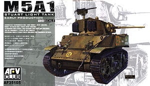 Zdjęcie główne produktu M5A1 Stuart Light Tank Early Production 1:35 AFV Club 35105