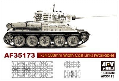 Zdjęcie główne produktu Track for T-34 (500mm width) 1:35 AFV Club 35173