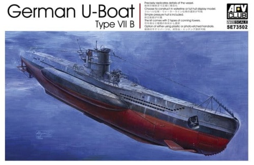German U-Boat Type VII B 1:350 AFV Club SE73502