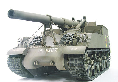 Zdjęcie dodatkowe produktu US M40 Big Shot 155mm Gun Motor Carriage 1:35 AFV Club 35031