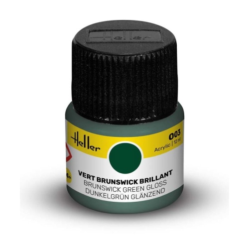 Heller farba akrylowa 003 Brunswick Green błyszcząca 12ml
