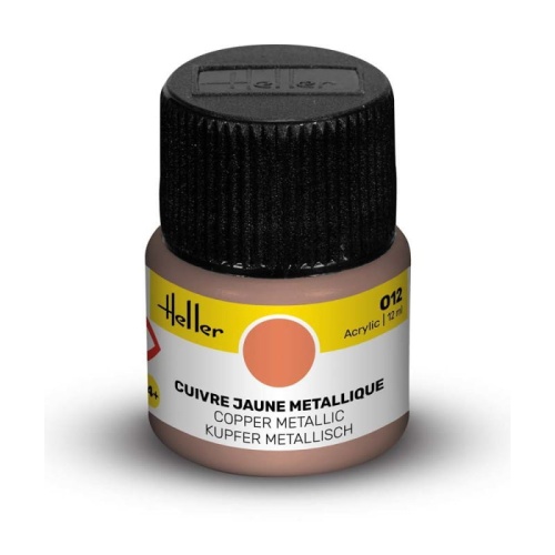 Heller farba akrylowa 012 Copper metaliczna 12ml
